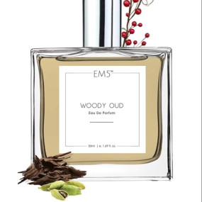 EM5 Woody Oud Unisex EDP Perfume Spray for Men & Women | Woody Oud Spicy Fragrance | Day & Night Spray | Strong and Long Lasting Perfume.