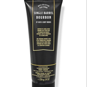 Bath and Body Works Single Barrel Bourbon Ultimate Hydration Body Cream |226 g / 8 oz |Ultimate Hydration Body Cream|Warm Fragrance|For Men