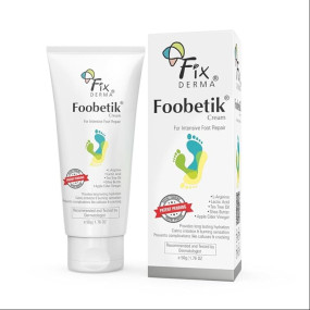 Fixderma Foobetik Cream, Foot cream, Foot Care For Diabetic, For Dry & Cracked Feet, Moisturizes & Soothes Feet, Heel Repair, For Calloused, or Chapped Skin, Paraben Free - 50g
