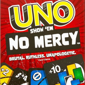 Mattel Games ?UNO Show ?em No Mercy Card Game for Kids, Adults & Family Parties and Travel with Extra Cards, Special Rules and Tougher Penalties.