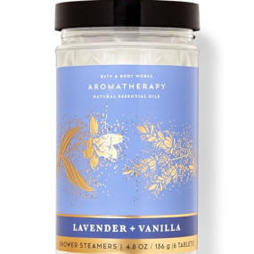 Bath & Body Works Lavender Vanilla Shower Steamers, 6-Pack