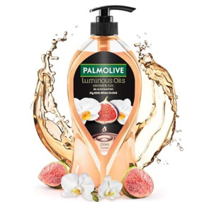 Palmolive Luminous Oil Rejuvenating Body Wash,750ml Pump Bottle, 100% Natural Fig Oil & White Orchid Extracts For Soft & Radiant Skin, PH Balanced Bodywash, Free Of Parabens And Silicones