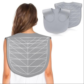 MAYCREATE? Silicone Waterproof Hair Dye Shawl, Hair Cutting Collar with Guiding Lines, Cutting Mat for Hair Stylist, Barber Shop Hair Cutting Pad/Cape for Salon, Hair Cutting Tools Salon Accessories