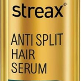 Streax Hair Serum Vitalized with Walnut Oil, For Hair Smoothening & Shine Anti Split Hair serum, 100 ml I with Bio - Elixir