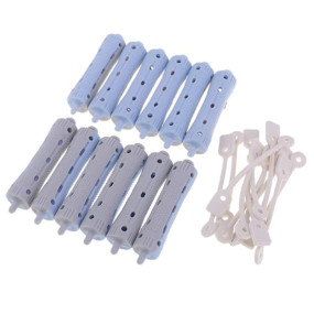 12x Hair Curler Clamps Hairdreser Perm Rods Hair Styling DIY Tool 7 x 1.7cm Health & Beauty/Hair Care & Styling/Rollers & Curlers