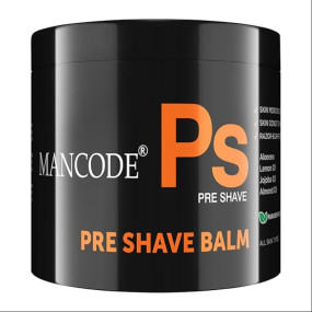 Mancode Pre-Shave Balm for Men | 100gm | Balm Softens your Beard | Provides Razor Glide for a Smooth Zesty Shave | Apply to Prevent Shaving Irritation and Razor Burns | Cut & Irritation Free Shave.