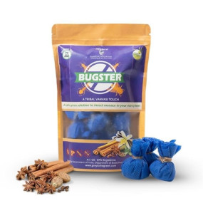 Grey to the Green ? Bugster | Organic Pest Control Pouches for Kitchen & Food Storage ? Natural Herbal Insect Repellent | Non-Toxic & Eco-Friendly | Pouch (Pack of 10)