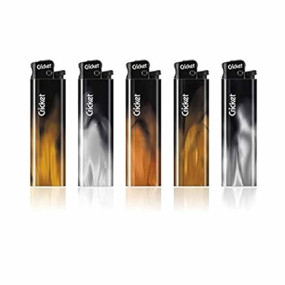 Cricket Pocket Lighter Original Fusion Platinum Pack of 5, Disposable
