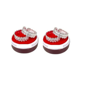 Fashion Accessories Toe Ring Artificial Sterling Silver Plaine Simple and look cute Toe Rings (Bichhiya) Adjustable Jewelry for Women. Set of 2 Pairs Toerings. (028-2 Pairs).