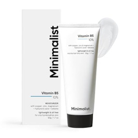 Minimalist Dehydrated Skin Moisturizer with 10% Vitamin B5 for Oily & Acne-Prone Skin | Oil-Free Hydration & Lightweight Gel Formula for Damaged Barrier Repair | Fast-Absorbing & Non-Sticky Lightweight Winter Cream For Women & Men | Fragrance-Free | 50 gr