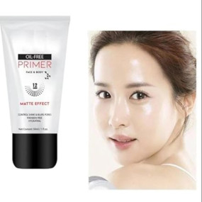 BLUST AND FAMME Oil-Free Face & Body Primer, Matte Effect, 30ml, Controls Shine & Blurs Pores, Paraben Free