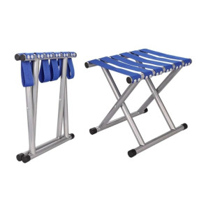 AARKRI SALES Portable Folding Chair Stool Anti-Slip for Travelling, Fishing, Hiking Beach Garden Stool Lawn Patio Perfect Adult Chair Ultralight Sport Leisure Picnic BBQ Beach Chair - (Multi Color)