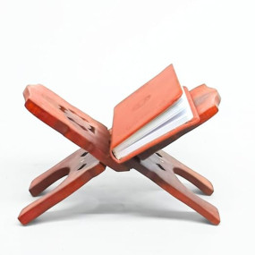 Santarms Wooden Ramayan Stand (10 Inch) ? Holy Book Holder/Rehal for Ramcharitmanas, Gita, Quran, Bible, Guru Granth Sahib