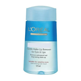 L'Or?al Paris Make-Up Remover, For Lips, Eyes and Face, Removes Waterproof makeup, Dermo Expertise, 125ml