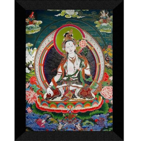 SAF paintings Goddess Tara Thangka Black frame painting for Wall Decoration SA-SANFK33257A