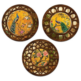 RAG28 Mirror Style MDF Home Decoration Item for living room | Wall Hanging | Wall D?cor (CJ9)