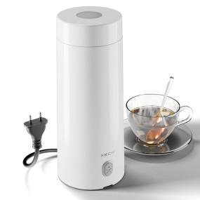 XECH Portable Electric Kettle 400ml | Mini Electric Kettle for Hot Water | Small Kettle with In-Built Cable | Bottle-Shaped Kettle for Tea, Coffee & More (Hydroboil Lite)