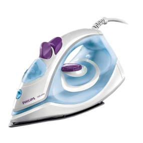Philips Steam Iron GC1905/21 (World no. 1 Ironing Brand) ? Black non-stick soleplate, Powerful 17gm/min steam output & 1300 W Quick heat-up