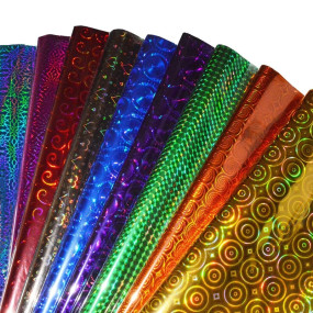 Lakeer Holographic Metallic Gift Paper Wrapping Sheets Especially for Gifts for Loved, 65cm X 45cm 90-Sheets (Multicolour)