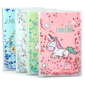 FunBlast Unicorn Notebook Diary for Kids ? Glitter Notepad for Girls, Cute Journal for School & College Students, Pack of 1 (Random Color)