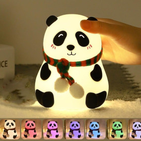Desidiya? Touch Silicone Panda Light ? Night Light for Kids, Girls & Boys | Cute Bedroom Decor for Women | Valentine Special