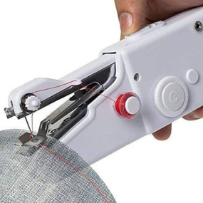 Electric Handy Stitch Mini Hand Sewing Machine Stapler Style Mini Machine Home Tailoring Silai Machine Emergency Stitching Handheld Sewing Machine For Emergency Stitching (1)
